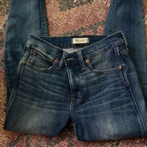 Madewell Dark Blue Skinny Jeans
